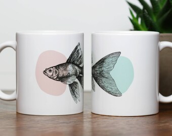 Fish Cup with color circles