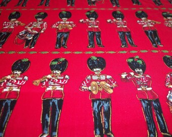 Drummer Boy Christmas Fabric New BTFQ