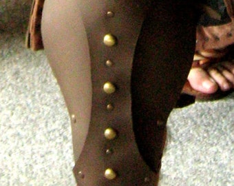 Medieval Gladiator Roman Greek Leather Leg Greaves Armor