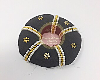 Large Hair Band Ring/Bun/donut for Rakodi Jewelry for Bharatanatyam/Kuchipudi Dance/ Weddings and Events
