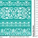 Stencil Stencils Pattern border Template, Reusable, Adhesive, Flexible, Craft stencil, Painting stencil, Wall | ETHNIC BORDER | 6"/15 cm