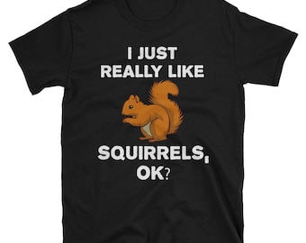 Squirrel tshirt | Etsy