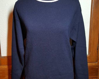 Vintage • Women's • Pendleton • 100% Virgin Wool • Blue • Sweater• Small
