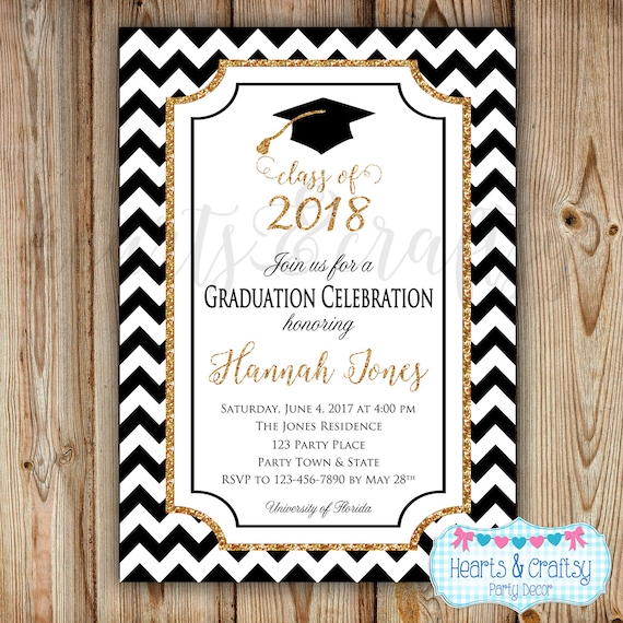 graduation invitation 2018