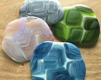 Glass Coasters, Set of 4