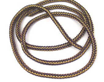 Large 5 mm X 50 cm two-tone nylon braided cord