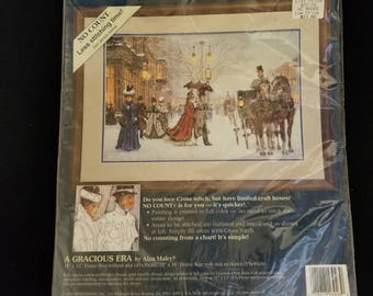 Sunset no count cross stitch "A Gracious Era" by Alan Maley