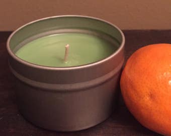 Lemongrass tea soy travel candle