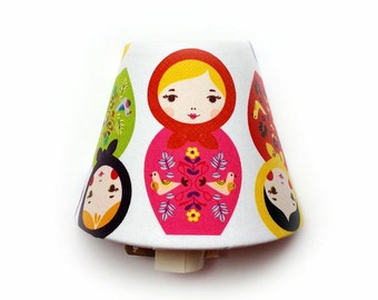 Matryoshka Doll Night Light / Baby Girl Nursery Decor / Girls Room Bedroom / Russian Stacking Doll