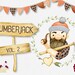 Lumberjack Clipart, Dude, Buffalo Plaid Digital Paper, Fathers Day, Men clipart, Camping clipart, Woodland illustrations, Axe, Arrow, Tent