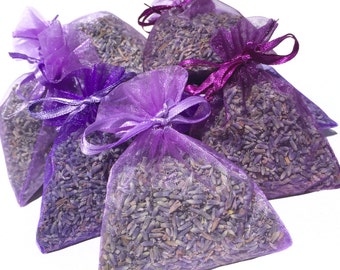100 Lavender Wedding Favors, Lavender Sachets