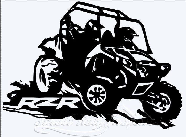 Rzr polaris Razor custom decal sticker UTV side by side ATV