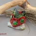 Statement jewelry bracelet Poppy jewelry (custom order for Raven)