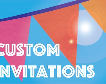 Custom Child's Birthday Party Invitation