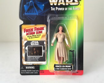Princess Leia Star Wars Toy, Vintage Star Wars Gift for Her, Star Wars Lover Gift for Kids, 90s Kenner Action Figure, Carrie Fisher