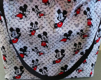 Mickey Mouse, Disney Reusable Farmers Market / Grocery / Shopping Bag / Tote