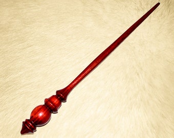 Spindle for spinning the natural Pine wood #B12