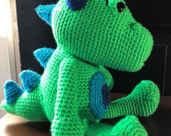 Dragon Crochet Plushie Stuffed Animal Nursery