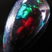 2.05 Ct Worlds Rarest Museum Grade, Multi Flash, Eita Ridge, Crystal, Black Natural Opal, Cabochon