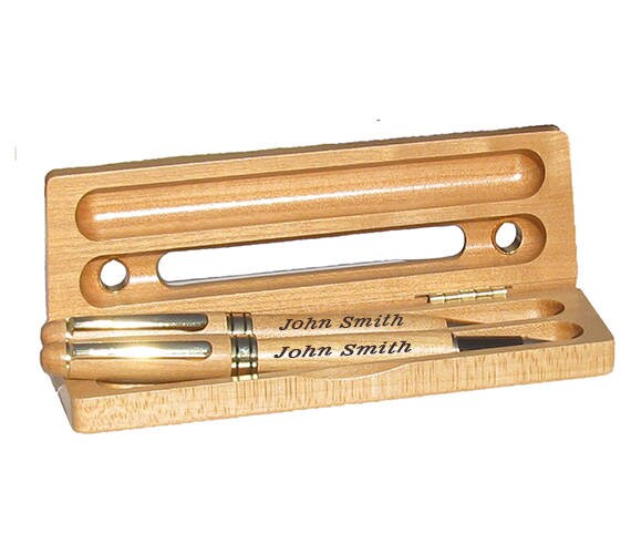Personalized Wooden Pen Set