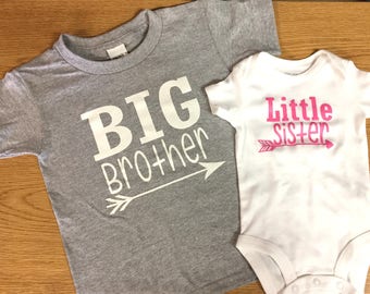 Big Brother Little Sister Set with Arrow