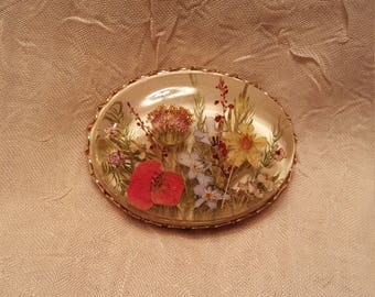 Victorian Garden Silicone brooch.