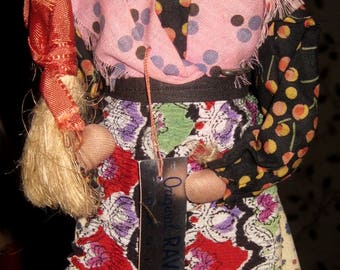 Bernard Ravca Stockinette Doll, Tagged, Paris