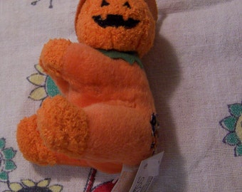 little russ berrie clip on pumpkin