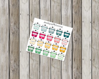 Crock Pot Planner Stickers