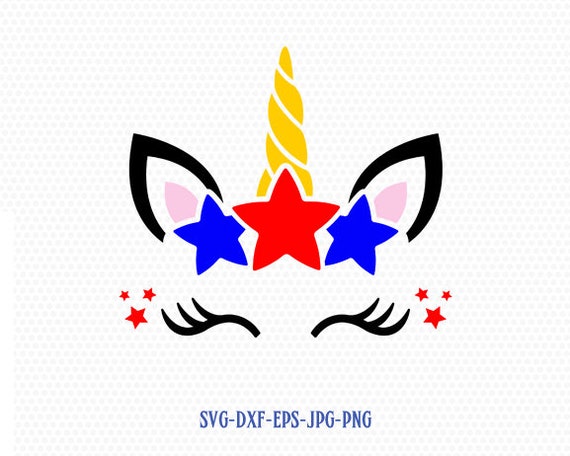 Patriotic unicorn svg Magical svg 4th of July unicorn svg