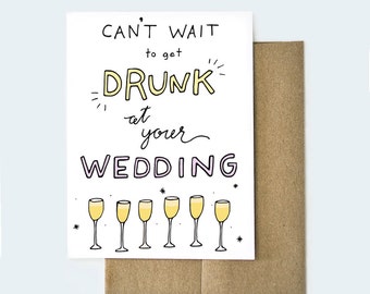 Best Friend Engagement Card, Engagement Card, Marriage Card, Funny Engagement Card, Congratulations Card, Engaged Card, Funny Card