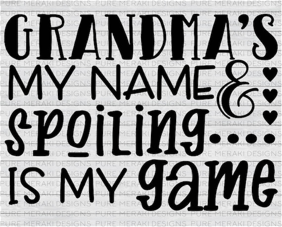 Free Free 265 Grandma Shirts With Grandkids Names Svg SVG PNG EPS DXF File