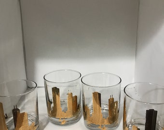 Glass Tumblers Chicago Scene