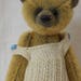 Vest knitting pattern for a miniature teddy bear e-pattern