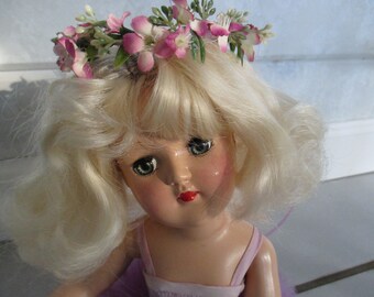 vtg 14" IDEAL TONI p90 Ballerina doll ready for the dance recital in her tutu and slippers