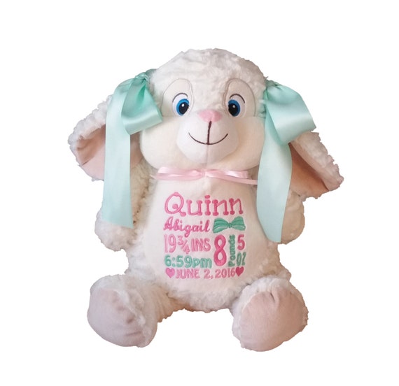 personalized easter bunny stuffed animals