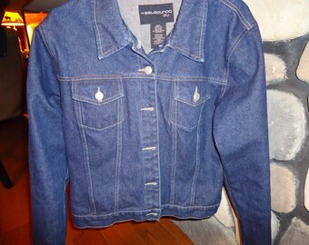 Dark Blue Denim Jean Jacket
