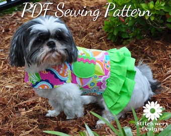 DOG HARNESS SEWING Pattern, Dog Clothes Pattern, Dog Harness, Pdf Sewing Pattern, Small Dog Clothes, Harness Pattern, Dog Harness Pattern
