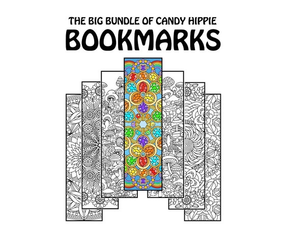 Download Coloring Bookmarks Coloring Book Bundle 15 printable adult