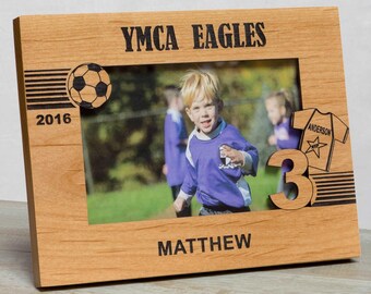 Soccer Picture Frame, Personalized Soccer Picture Frame, Kids Sports Picture Frame, Kids Soccer Frame, Sports Picture Frame For Kids, Soccer