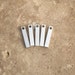 Aluminum Bar 1/4" Stamping Blanks - Jewelry Making Blanks - Pet Tags - Tumbled Blanks - Aluminum Shapes - Deburred - Hand Stamped