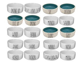 Rae Dunn Inspired Decals, Rae Dunn, Decals, Canister Decals. Rae Dun. Rae Dunn Decals. Pet bowl decals