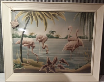 1950's vintage Flamingo "Turner" Print