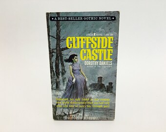 Vintage Gothic Romance Book Cliffside Castle by Dorothy Daniels 1965 Paperback