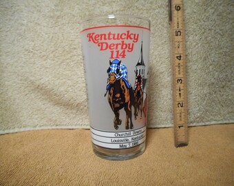 Official 1988 Kentucky Derby Glass, 114th Race