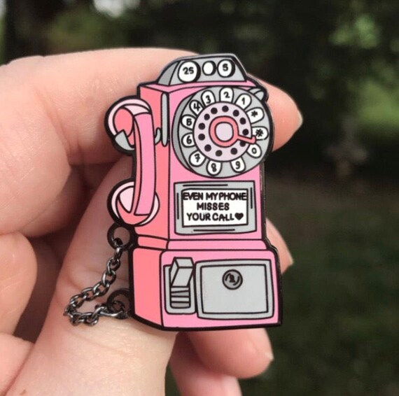 HS Phone Enamel Pin