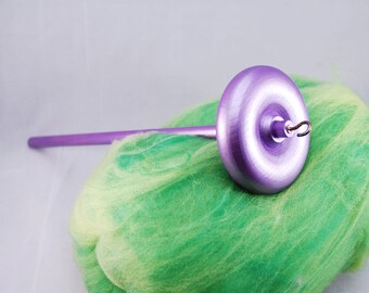 Learn to spin drop spindle kit - Large 2.45 oz Purple spindle - Lg4
