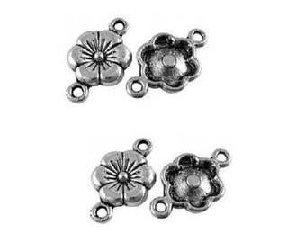 connectors 20 small elegant flowers