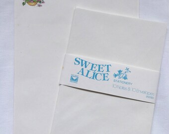 Vintage | Sweet Alice | Floral Bouquet | Writing | Letter | Stationery Set