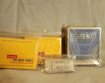 Vintage Eastman Kodak Developing Powders